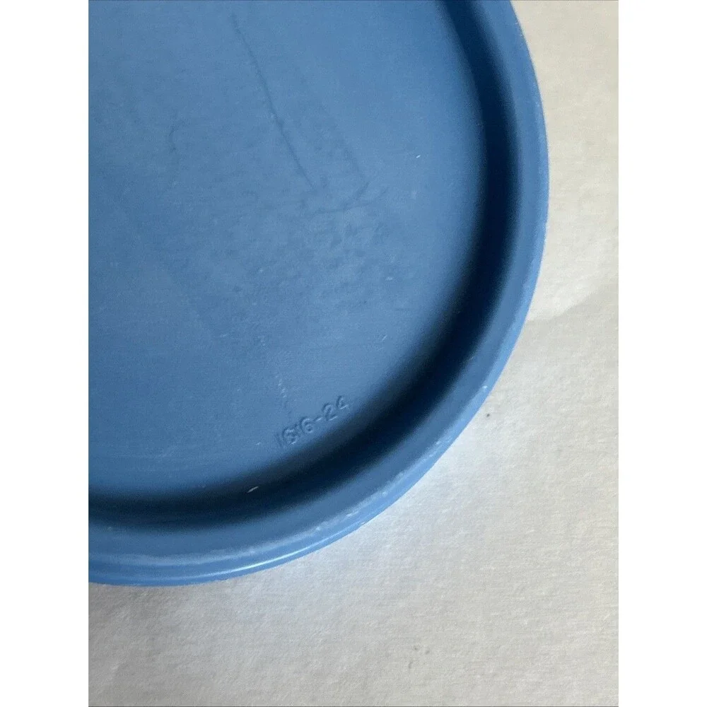 Tupperware Modular Mate Oval Container 7 1/4 Cup 1613-3 Blue Lid Vintage USA